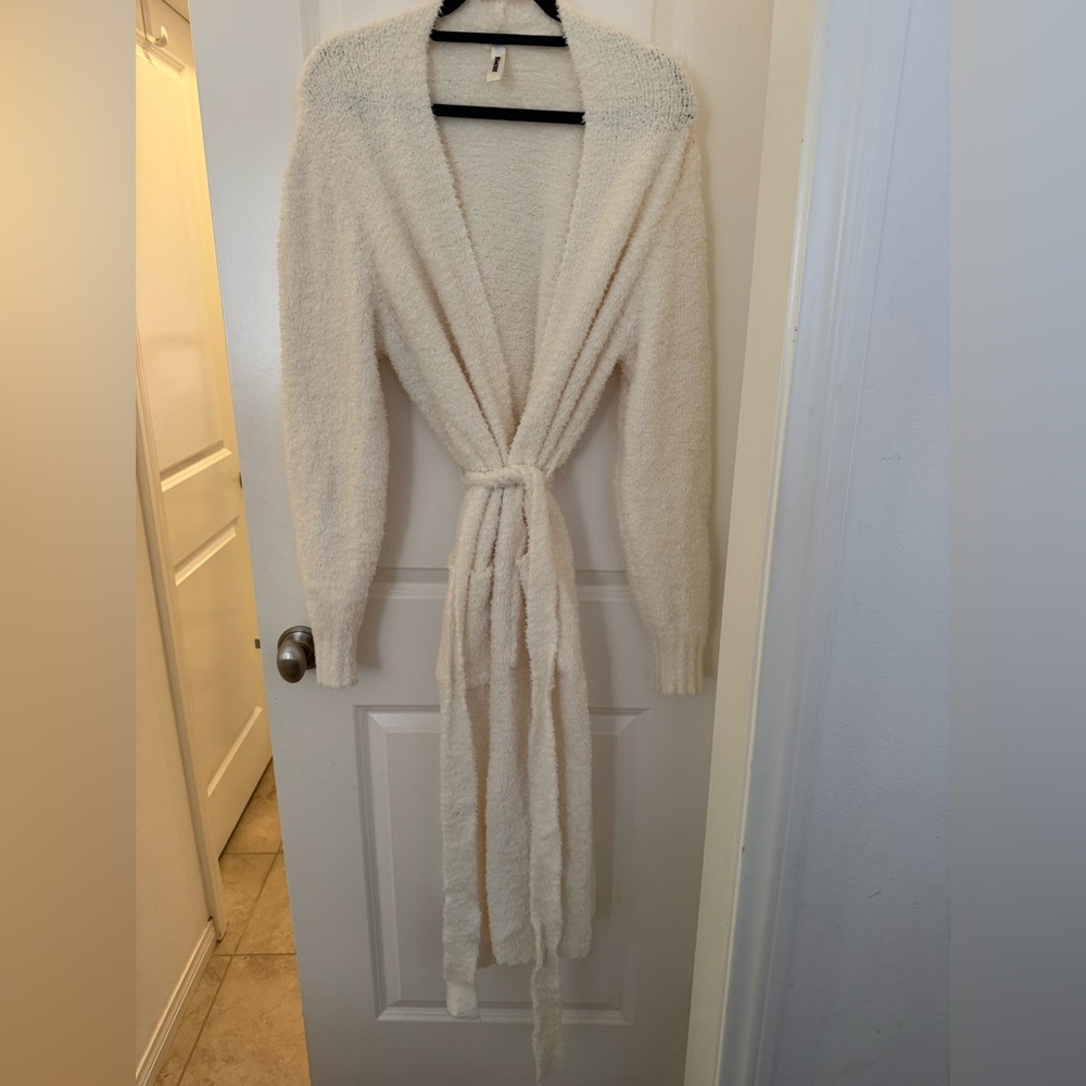 Skims Cozy Cream Set - Robe, Tank, Pants